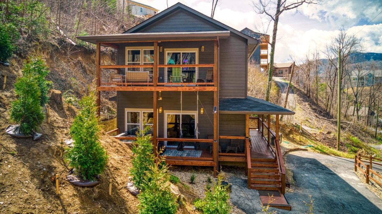 Mins To Gburg Sleeps 8 Hot Tub Arcade Area Pool Villa Gatlinburg Buitenkant foto